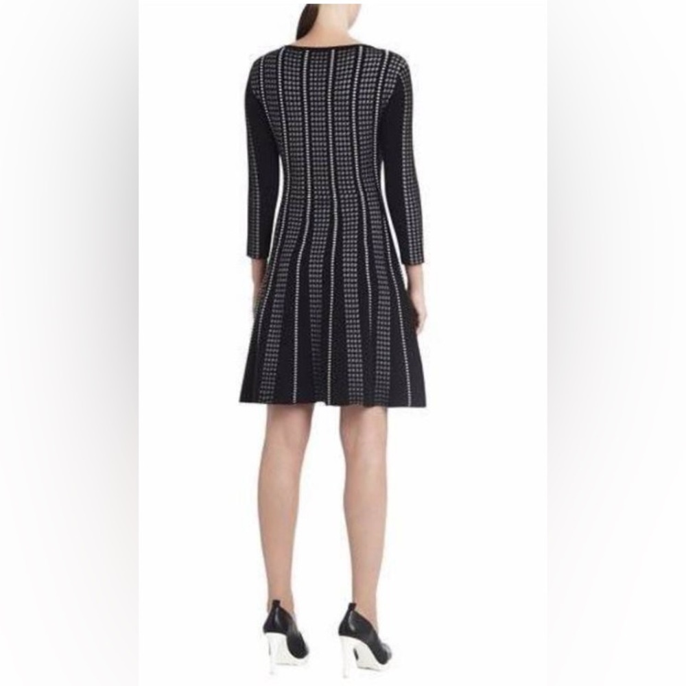 BCBGMAXAZRIA Victoria A Line Elegant Black Sleeveless Dress | NWT - Picture 3 of 9